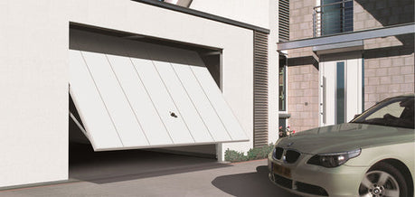 Insulated up and down garage door